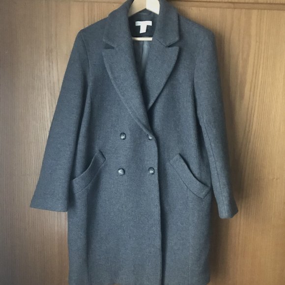 H&M x Manteco Elegant Wool-blend coat - Picture 1 of 7